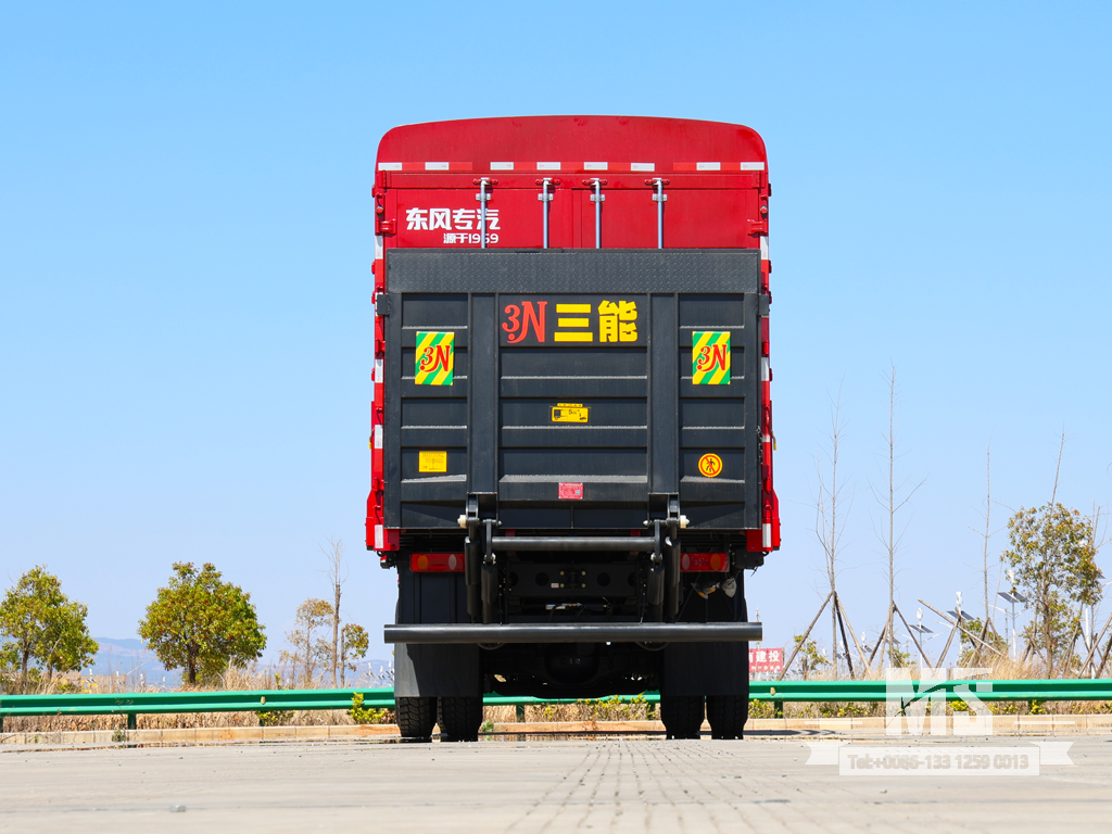 Hydraulic Tailgate ပါသော 18-Ton 4x2 Dongfeng ထရပ်ကား | Hydraulic Tail Lift ပါရှိသော တရုတ်အစုရှယ်ယာ ထရပ်ကား