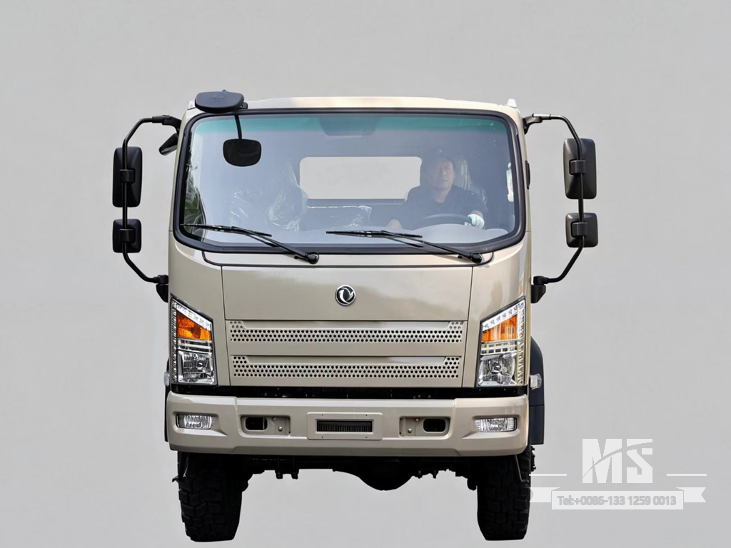 Dongfeng 6×6 EQ2082 Chassis_6*6 190hp Flat Head Truck ခြောက်ဘီးယက် Chassis_ အထူးထုတ်ကုန် Truck Chassis 