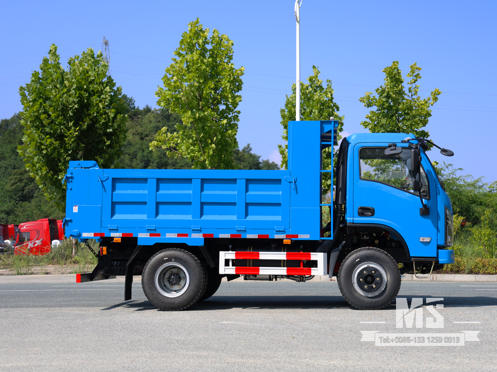 4×2 Euro‑3 Export-Only Dump Truck၊ Cummins 140HP Tipper လော်ရီ