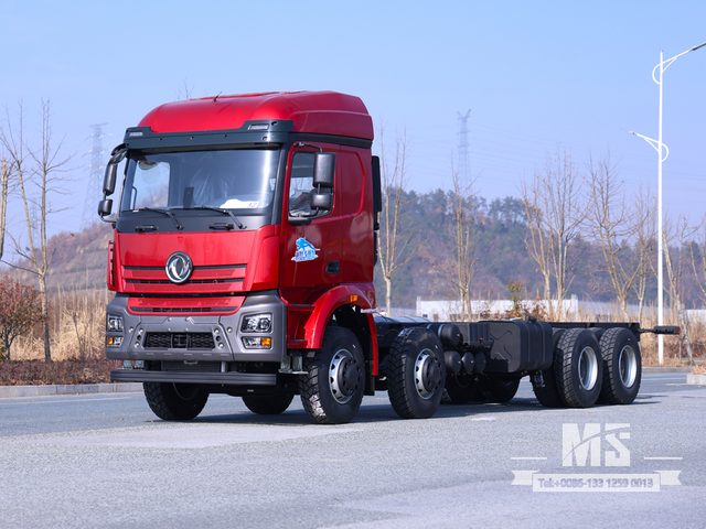 Dongfeng 8×4 Stake Body Truck Chassis_8*4 500HP Truck Chassis_ အထူးထုတ်ကုန် ကိုယ်ထည် 