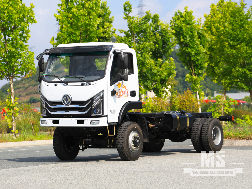 Dongfeng 4×4 Flat-head Chassis_4*4 150HP သမားရိုးကျ ထရပ်ကား လေးဘီးယက် ကိုယ်ထည် ရောင်းရန်_ အထူး Export Chassis 