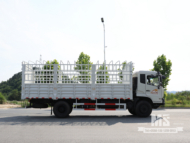 Dongfeng 21 Ton Flat Semi Cab Box-Type Transport CaogoTruck (210 HP) | အထူးပို့ကုန်ကားများ 