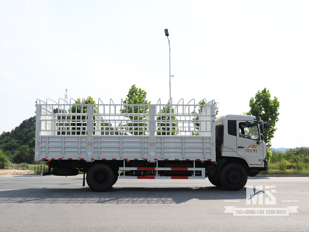 Dongfeng 21 Ton Flat Semi Cab Box-Type Transport CaogoTruck (210 HP) | အထူးပို့ကုန်ကားများ 