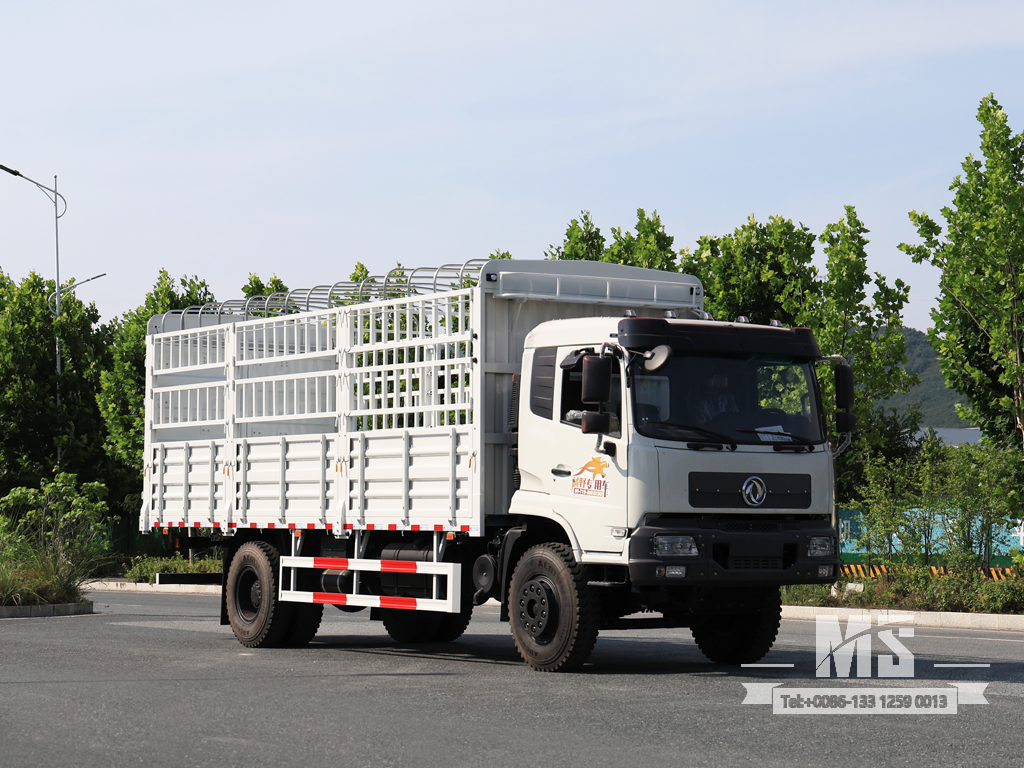 Dongfeng 21 Ton Flat Semi Cab Box-Type Transport CaogoTruck (210 HP) | အထူးပို့ကုန်ကားများ 