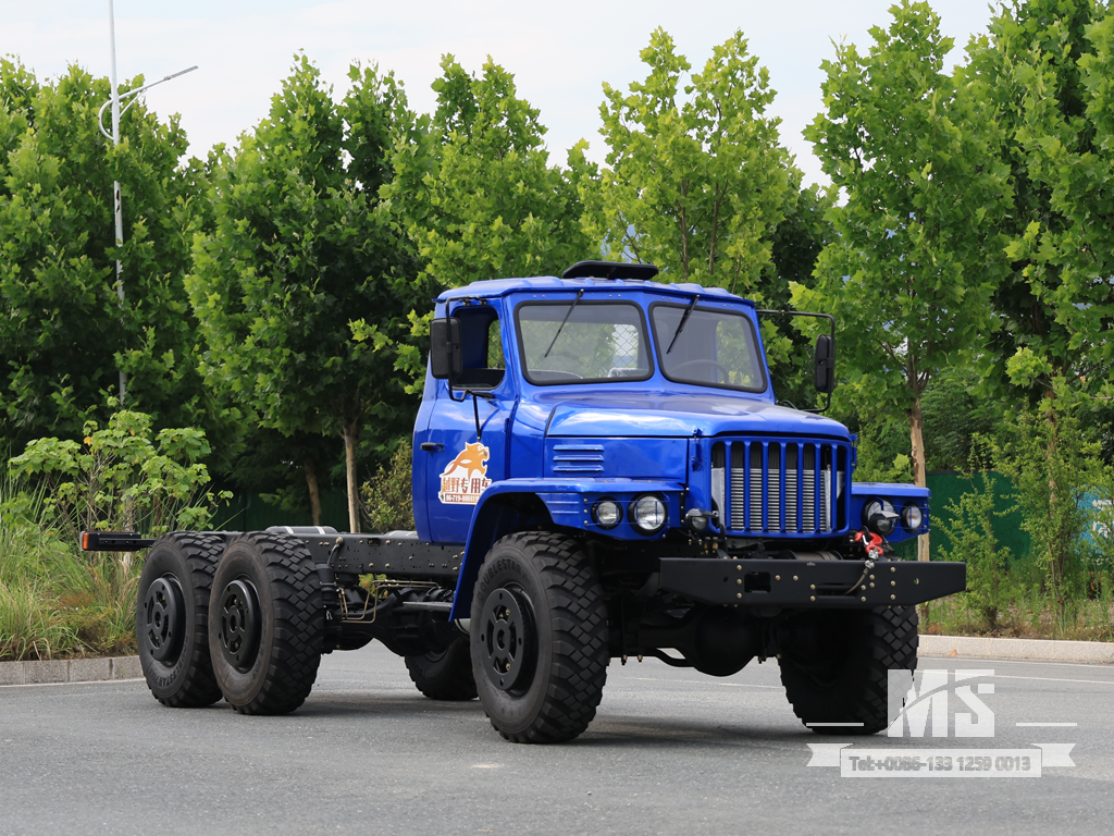 Dongfeng 6×6 EQ2100 Chassis_6*6 190hp သမားရိုးကျ ထရပ်ကား ခြောက်ဘီးယက် ကိုယ်ထည် ရောင်းရန်_ အထူးထုတ်ကုန် ကိုယ်ထည် 