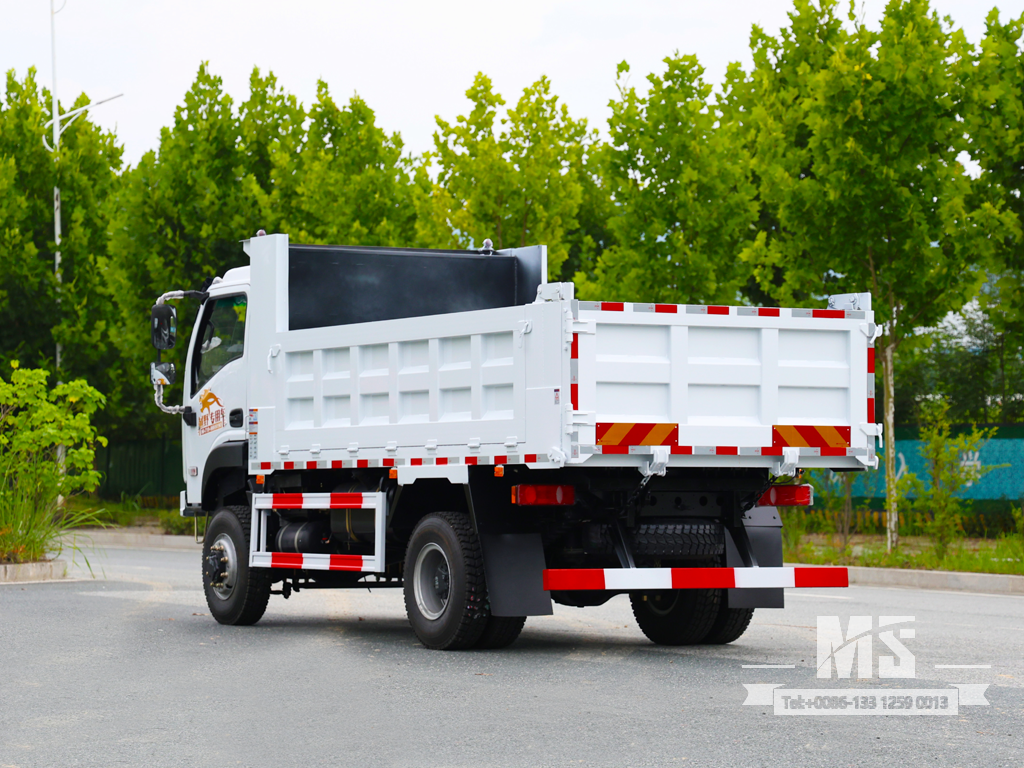 Dongfeng 12 တန် လေးဘီးယက် လမ်းမထက်တွင် မီးထွန်းထားသော ထရပ်ကား တောင်ပေါ်နှင့် ဆောက်လုပ်ရေးလုပ်ငန်းခွင်| အထူးပို့ကုန်ကားများ 