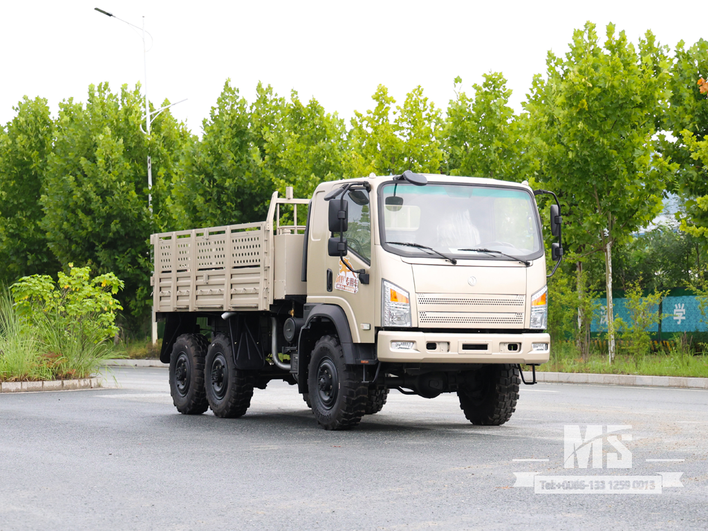 Dongfeng 7 Ton ခြောက်ဘီးယက် Flat-nose Camel Grey Cargo Truck (170 HP) | အထူးပို့ကုန်ကားများ 