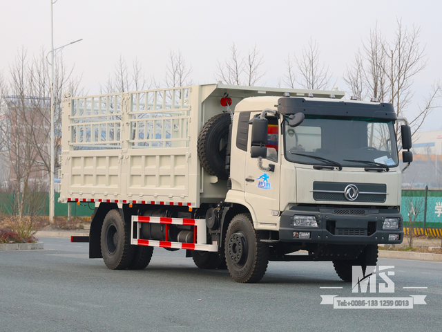 Dongfeng 18 Ton White 4×2 Grid Stake Dump Truck (210 HP) | အထူးပို့ကုန်ကားများ