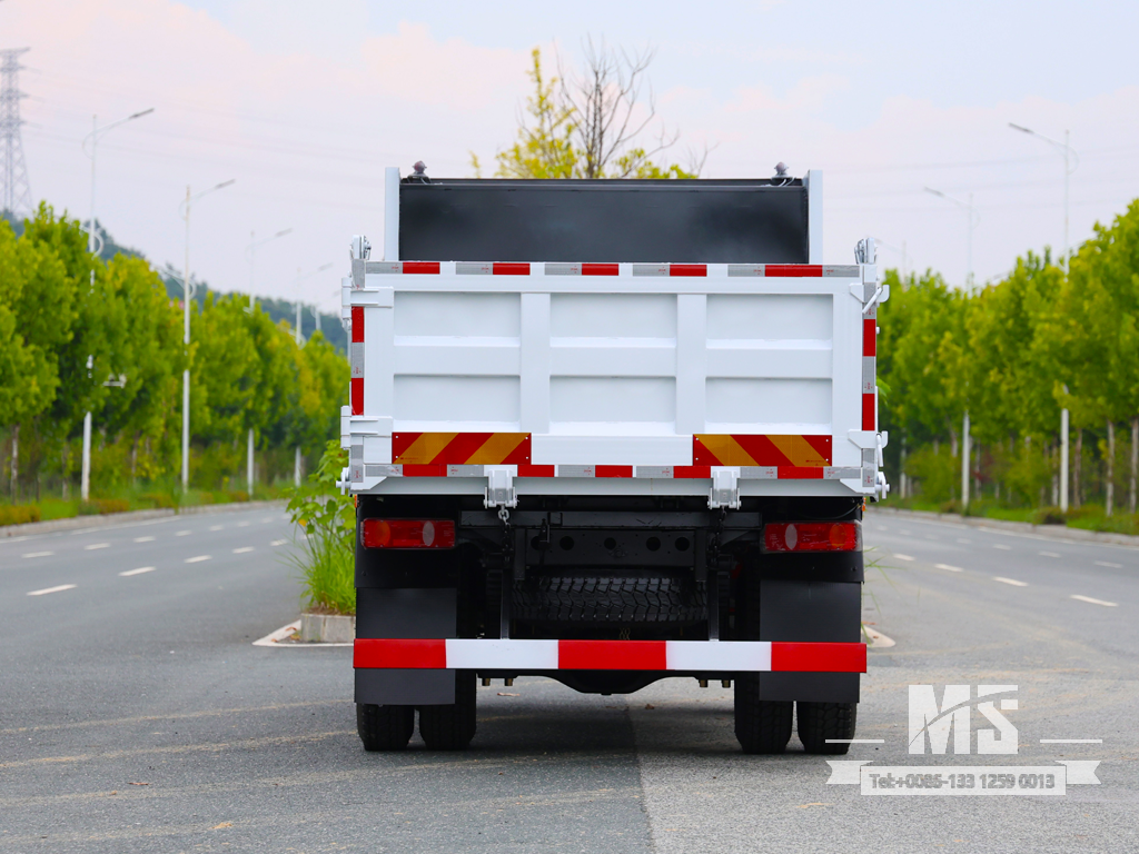 Dongfeng 12 တန် လေးဘီးယက် လမ်းမထက်တွင် မီးထွန်းထားသော ထရပ်ကား တောင်ပေါ်နှင့် ဆောက်လုပ်ရေးလုပ်ငန်းခွင်| အထူးပို့ကုန်ကားများ 