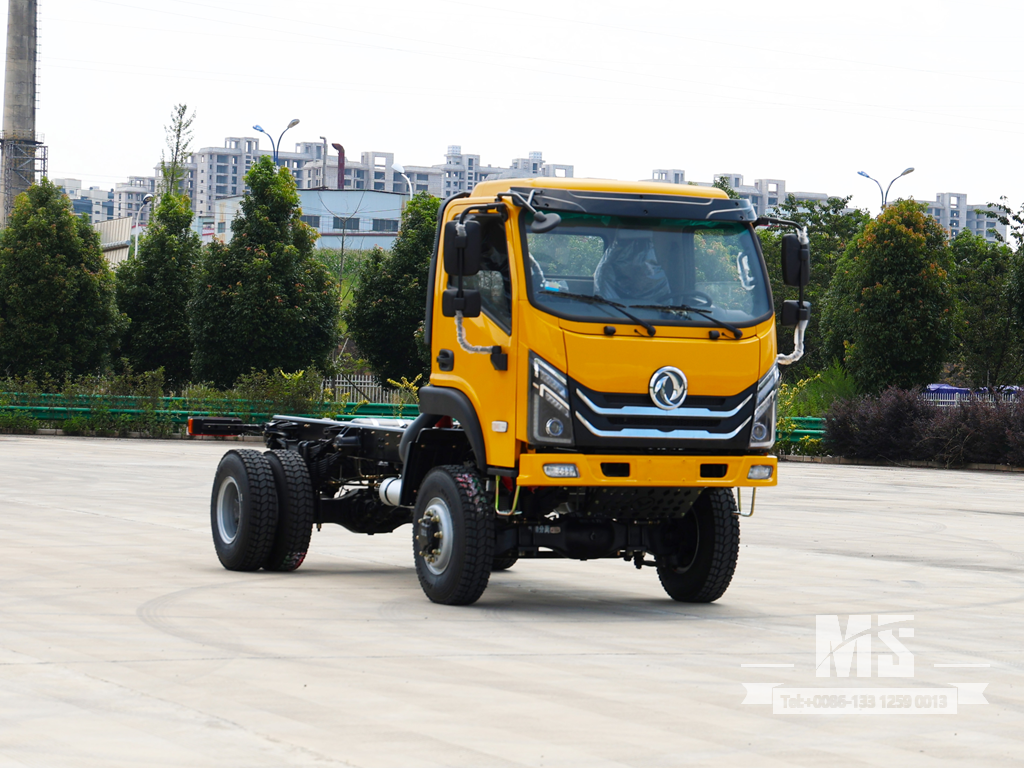 4X4 Flathead 4WD Light Truck Off-road Chassis၊ အထူးယာဉ်ပြန်လည်ပြင်ဆင်ရန်အတွက် Factory Chassis