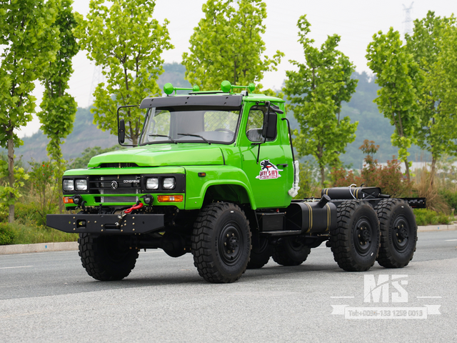 Dongfeng 6×6 EQ2082 Chassis_6*6 170hp Pointed Head Truck ရောင်းရန်အတွက် ခြောက်ဘီးယက် Chassis_ အထူးပို့ကုန် Trucks Chassis 