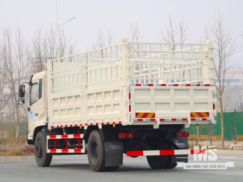 Dongfeng 18 Ton White 4×2 Grid Stake Dump Truck (210 HP) | အထူးပို့ကုန်ကားများ