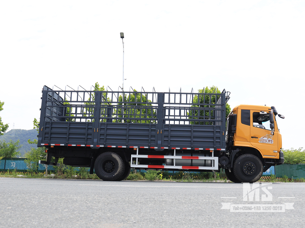Dongfeng 19 Ton Flat Semi Cab Box-Type Transport Dump Truck (260 HP) | အထူးပို့ကုန်ကားများ 
