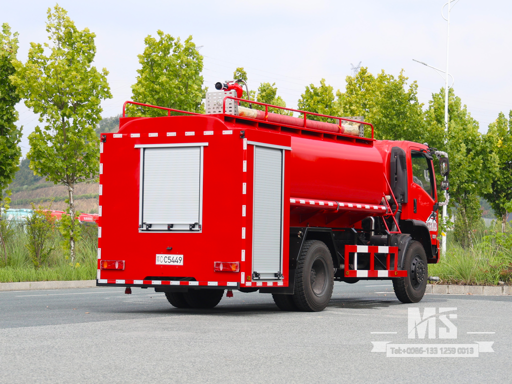 4×4 7m³ Water Tank Fire Truck အရေးပေါ် မီးသတ်နှင့် ရေပေးဝေရေး | EQ5160TYHGP6D1