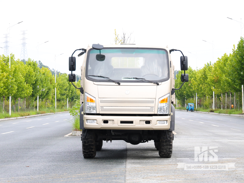 Dongfeng 7 Ton ခြောက်ဘီးယက် Flat-nose Camel Grey Cargo Truck (170 HP) | အထူးပို့ကုန်ကားများ 
