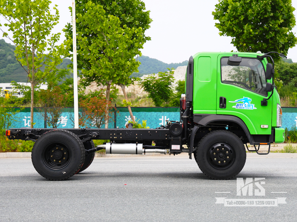 Dongfeng 4×4 Chassis_4*4 170hp Flat Head Truck ရောင်းရန် Four Wheel Drive Chassis_ အထူး Export Trucks Chassis 