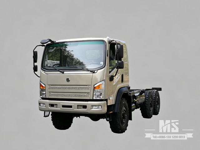 Dongfeng 6×6 EQ2082 Chassis_6*6 190hp Flat Head Truck ခြောက်ဘီးယက် Chassis_ အထူးထုတ်ကုန် Truck Chassis 