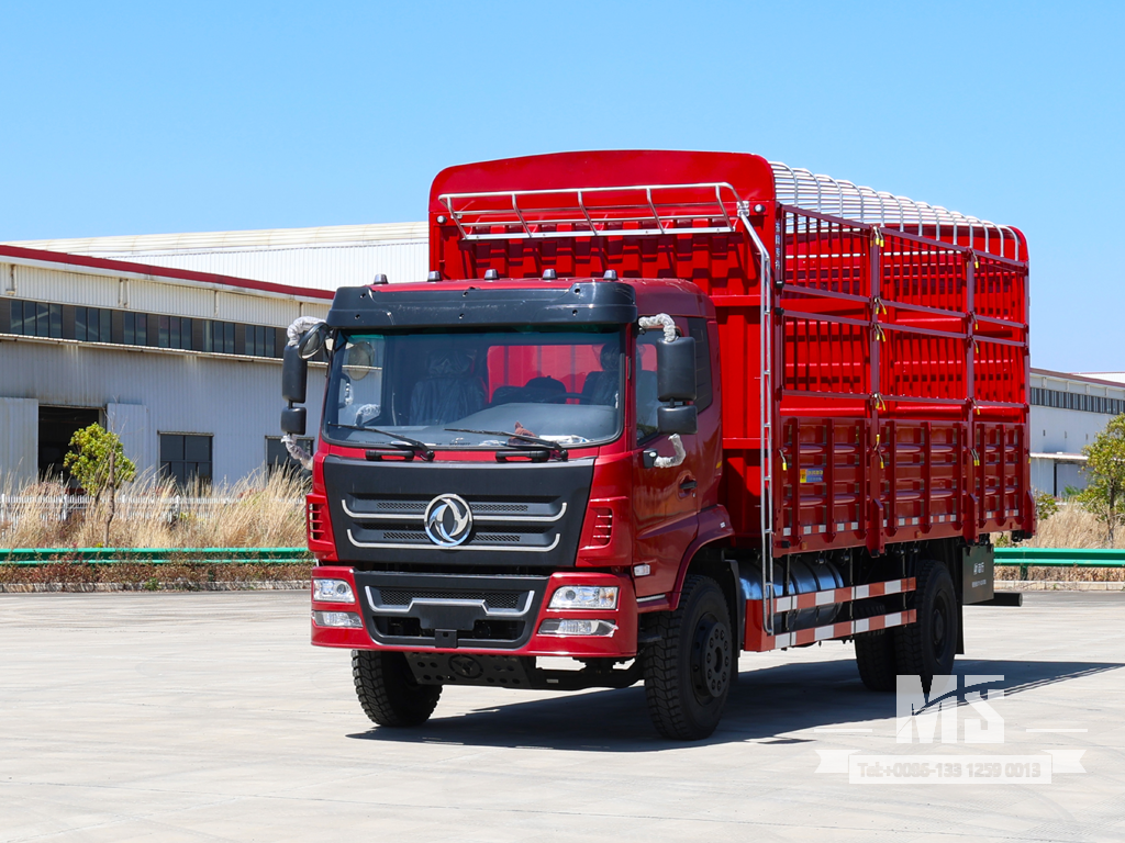 Hydraulic Tailgate ပါသော 18-Ton 4x2 Dongfeng ထရပ်ကား | Hydraulic Tail Lift ပါရှိသော တရုတ်အစုရှယ်ယာ ထရပ်ကား