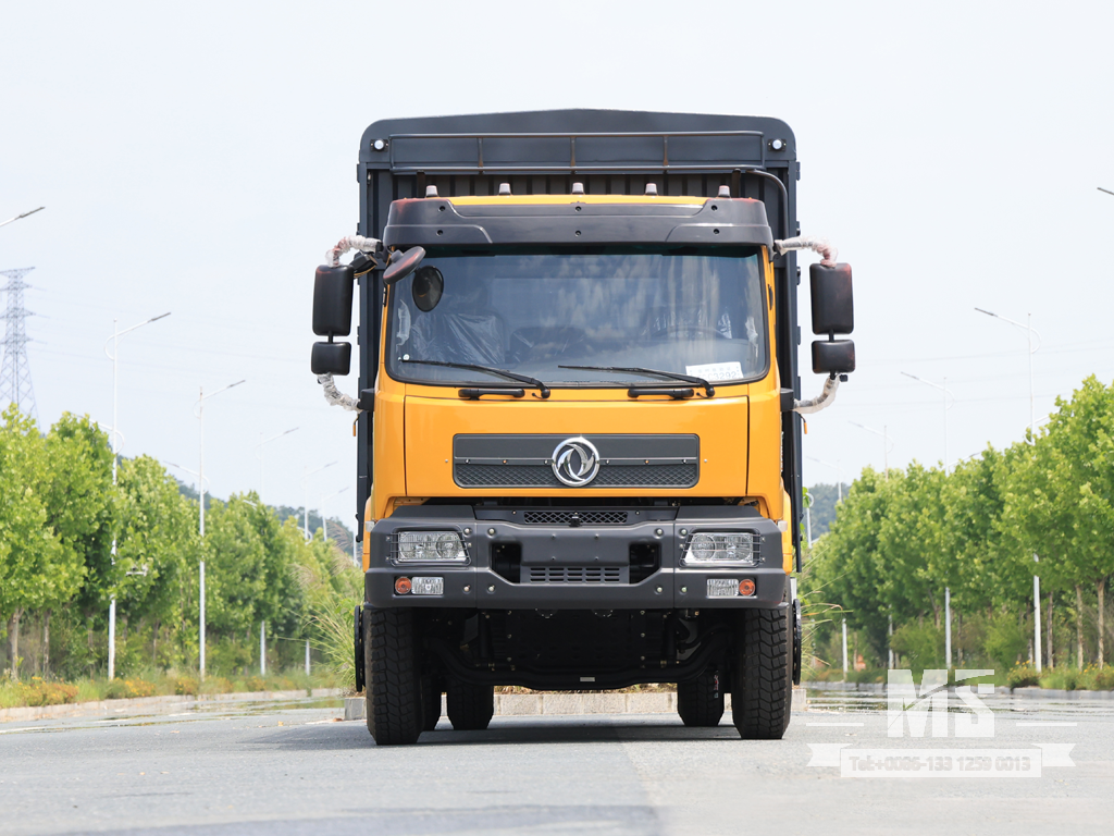 Dongfeng 19 Ton Flat Semi Cab Box-Type Transport Dump Truck (260 HP) | အထူးပို့ကုန်ကားများ 