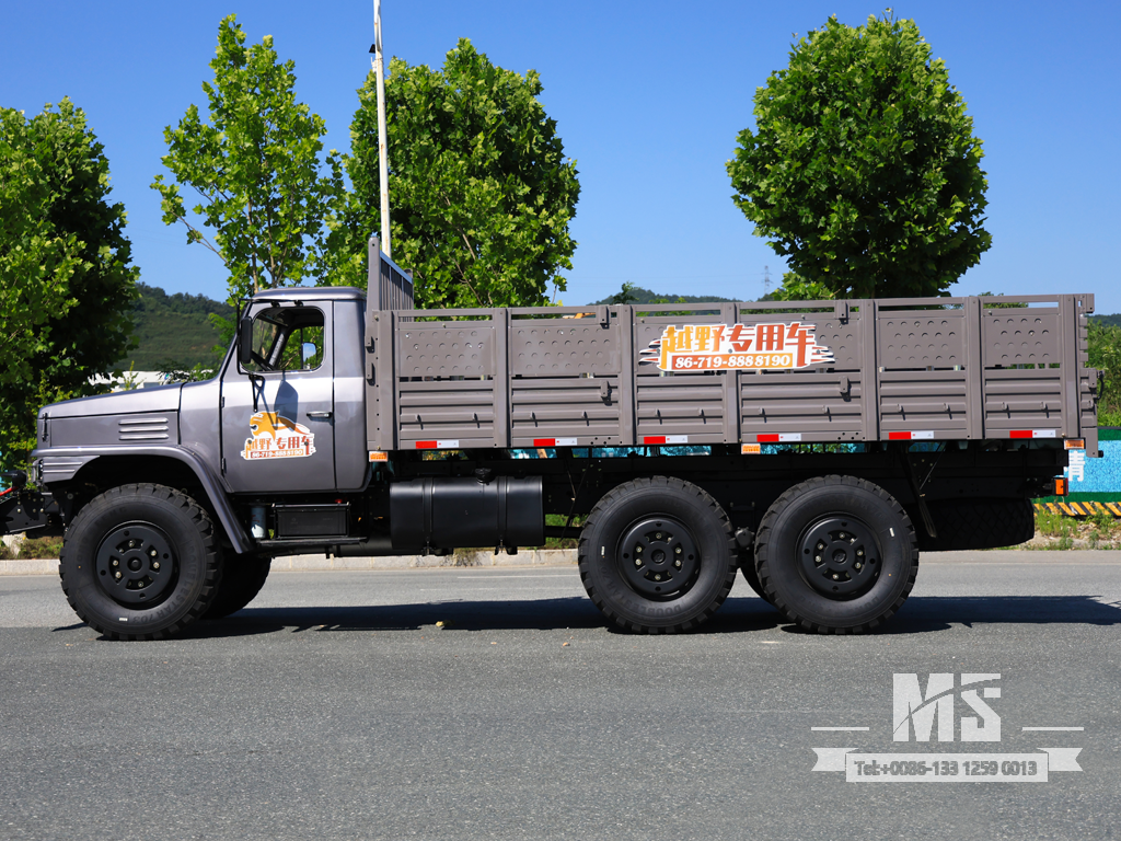Dongfeng 10 Ton ခြောက်ဘီးယက် Long Nose Caogo Truck (190 HP) | အထူးပို့ကုန်ကားများ 
