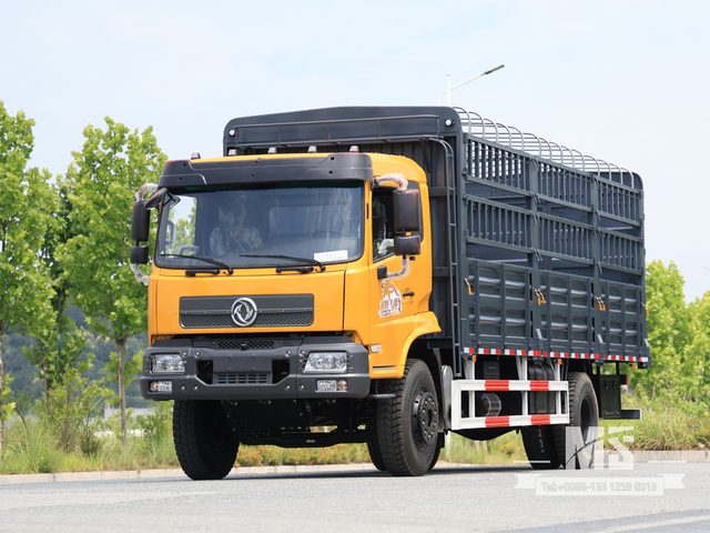Dongfeng 19 Ton Flat Semi Cab Box-Type Transport Dump Truck (260 HP) | အထူးပို့ကုန်ကားများ 