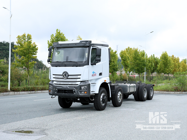 အထူးပြောင်းလဲခြင်းအတွက် Dongfeng 8×4 လေးလံသောလမ်းကြမ်းထရပ်ကားကိုယ်ထည်