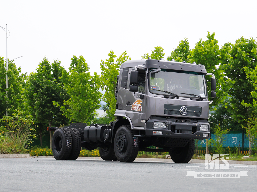Dongfeng 4×2 Flathead Dump Truck Chassis_4*2 260hp Flat Head Dump Truck Chassis_ အထူးထုတ်ကုန် Truck Chassis 
