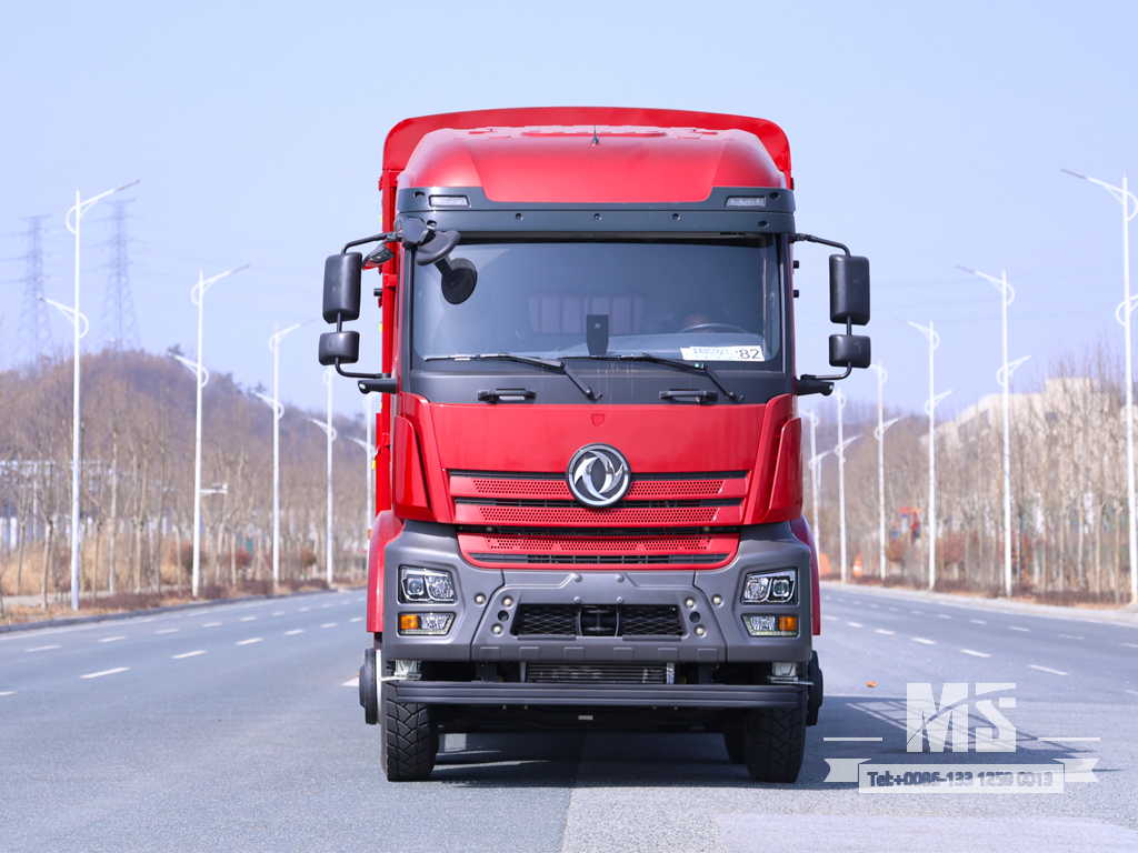 Dongfeng 31 Ton Flat-nose Extended Cab Stake Body Cargo Truck (500 HP) | အထူးပို့ကုန်ကားများ 