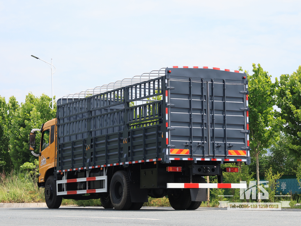 Dongfeng 19 Ton Flat Semi Cab Box-Type Transport Dump Truck (260 HP) | အထူးပို့ကုန်ကားများ 