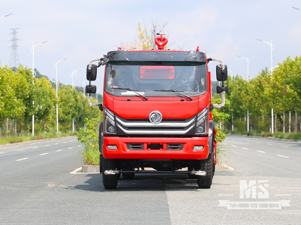4×4 7m³ Water Tank Fire Truck အရေးပေါ် မီးသတ်နှင့် ရေပေးဝေရေး | EQ5160TYHGP6D1