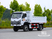 Dongfeng 12 တန် လေးဘီးယက် လမ်းမထက်တွင် မီးထွန်းထားသော ထရပ်ကား တောင်ပေါ်နှင့် ဆောက်လုပ်ရေးလုပ်ငန်းခွင်| အထူးပို့ကုန်ကားများ 