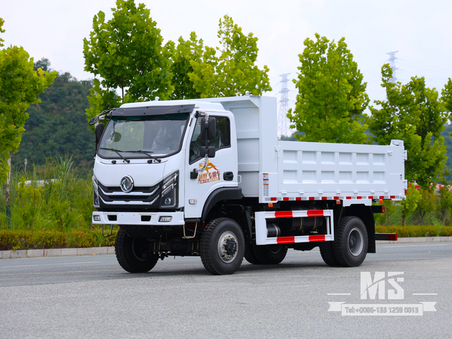 Dongfeng 12 တန် လေးဘီးယက် လမ်းမထက်တွင် မီးထွန်းထားသော ထရပ်ကား တောင်ပေါ်နှင့် ဆောက်လုပ်ရေးလုပ်ငန်းခွင်| အထူးပို့ကုန်ကားများ 