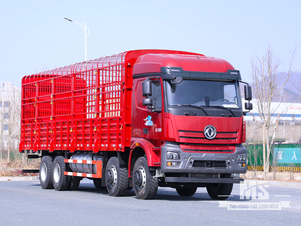 Dongfeng 31 Ton Flat-nose Extended Cab Stake Body Cargo Truck (500 HP) | အထူးပို့ကုန်ကားများ 